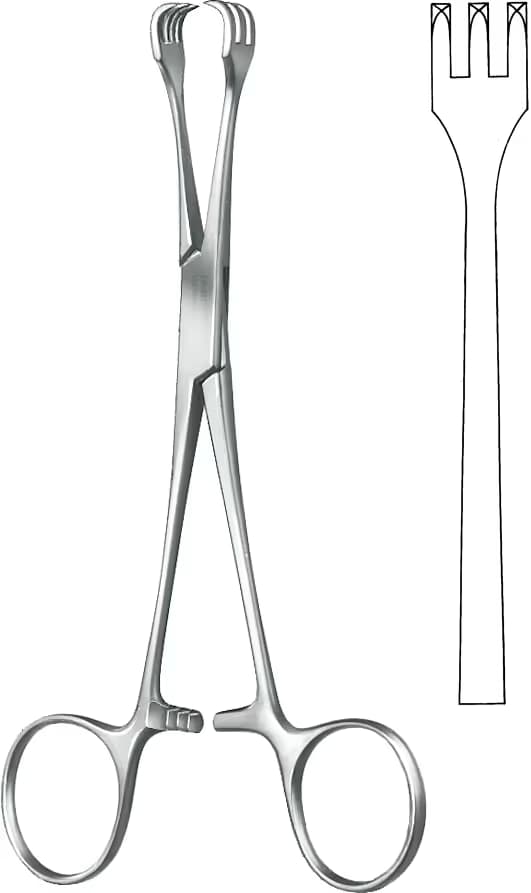 GUATR KLEMP LAHEY 15,5cm 3X3