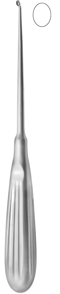KEMIK KURETI DAUBENSPECK 20CM FIG.0 5,4MM