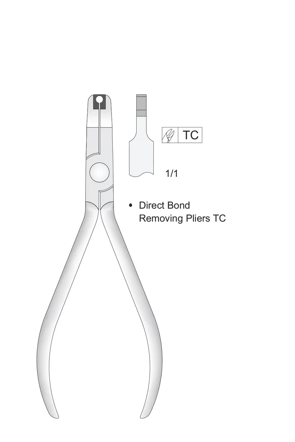 Tc Bracket Çıkarma Pensesi 135Mm