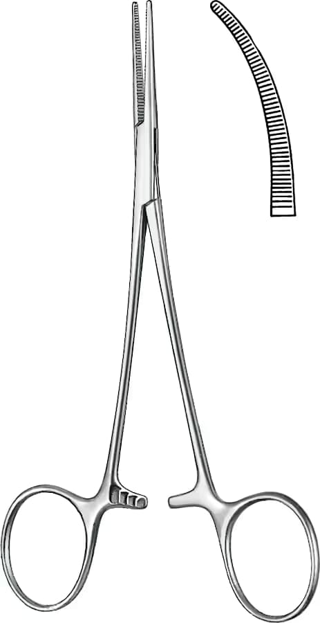 HEMOSTATİK PENS LERICHE 15CM EĞRİ