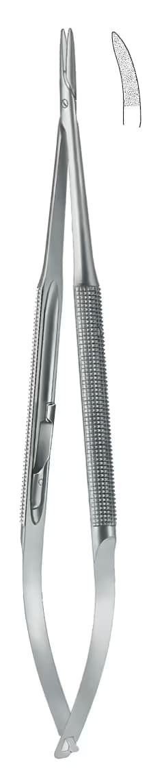 Portegü Mikro kilitli yuvarlak sap 2,0mm 21cm eğri