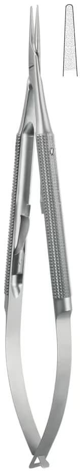 Portegü Mikro kilitli yuvarlak sap 1,2mm 18cm düz elmas püskürtme