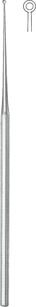 KULAK KURETI DÜZ YUVARLAK 15cm 2,5mm
