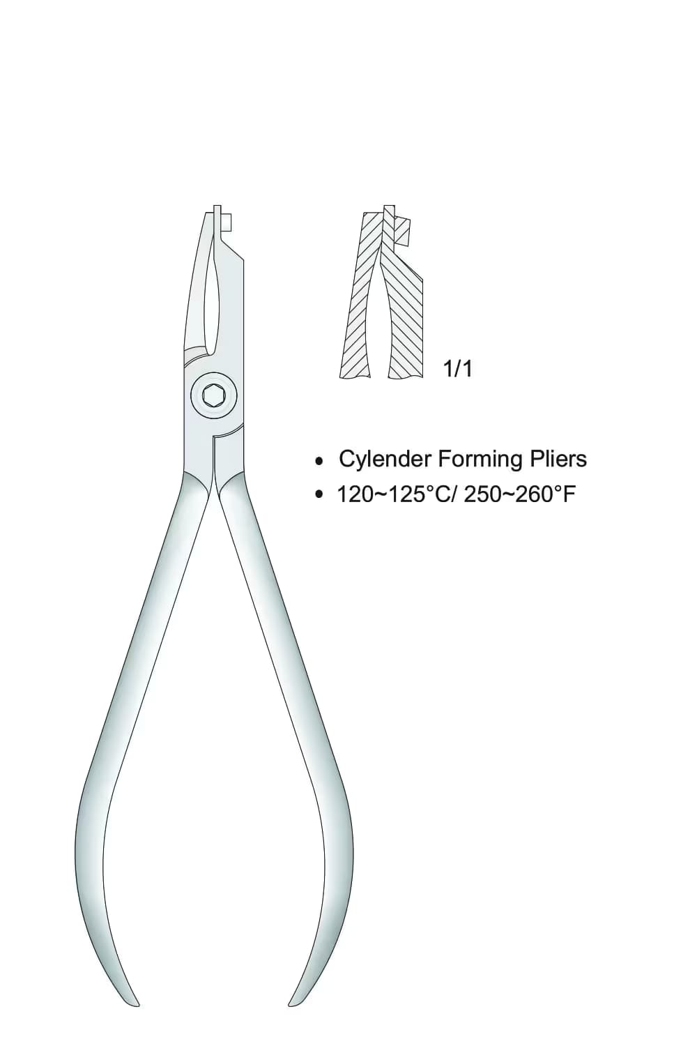 Silindir Şekillendirme Pensesi 139Mm