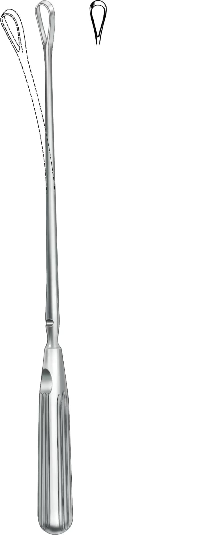 UTERIN KÜRET SIMS 25,5CM 5mm KÜNT