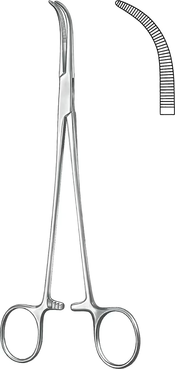 DİSEKSİYON KLEMP OVERHOLT-GEISSENDORF FIG.2 27CM