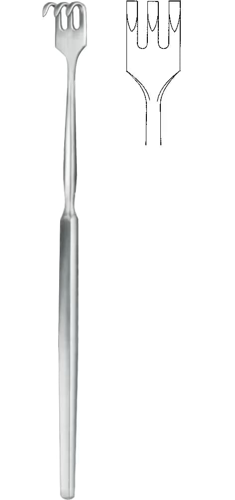 KANCA 16,5CM 3DISLI KESKİN