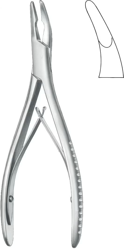 KEMİK RONJUR BONE-HARTMANN 18cm EĞRİ