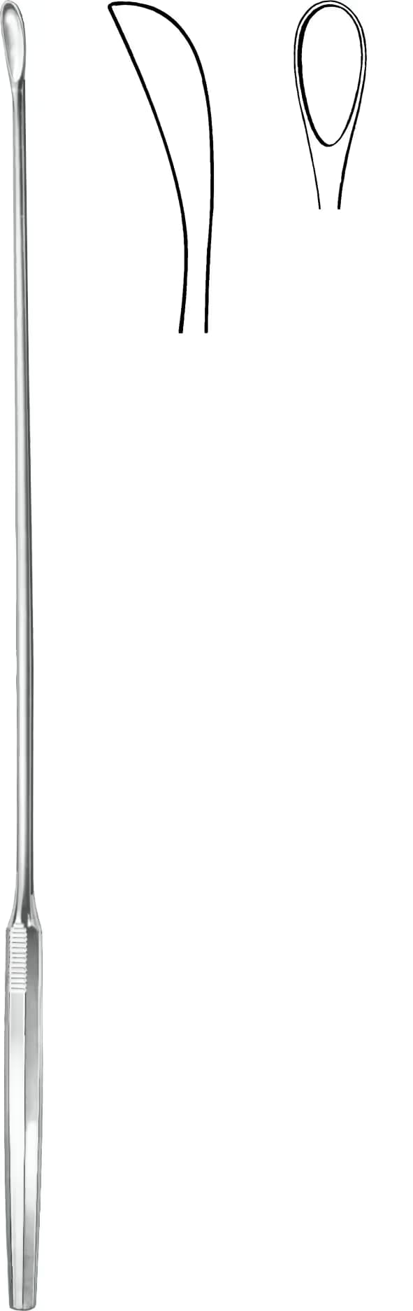 KÜRET LUER KORTE 31CM 6,7MM