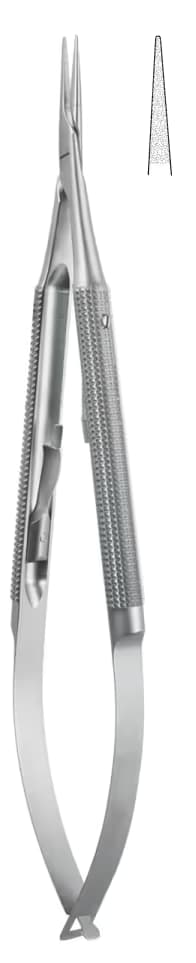 Portegü Mikro kilitli yuvarlak sap 0,40mm 15cm düz elmas püskürtme
