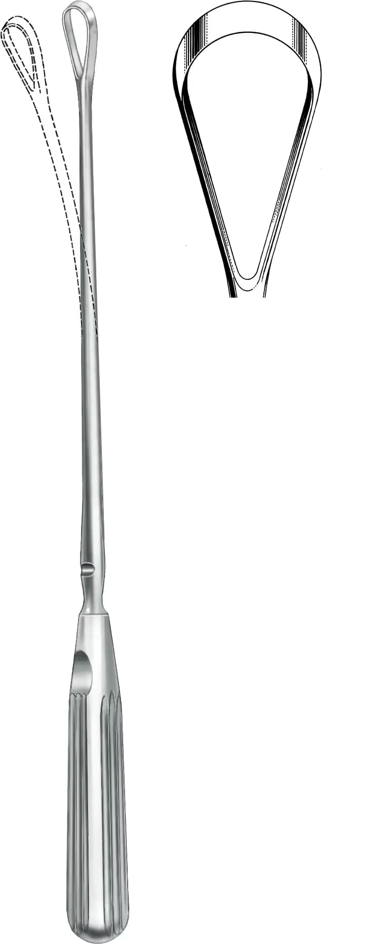 UTERIN KÜRET SIMS 25,5CM 25MM KÜNT