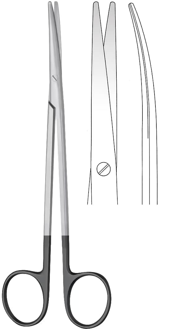 TC SUPERCUT MAKAS METZENBAUM İNCE 20cm EĞRİ