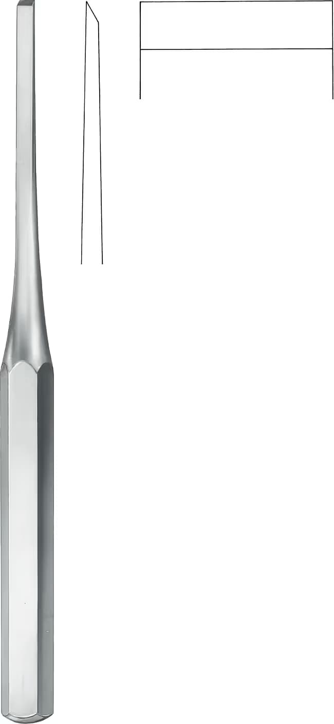 OSTEOTOM HIBBS DÜZ 24,5cm 32mm