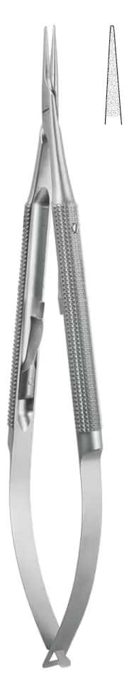 Portegü Mikro kilitli yuvarlak sap 0,40mm 18cm düz elmas püskürtme