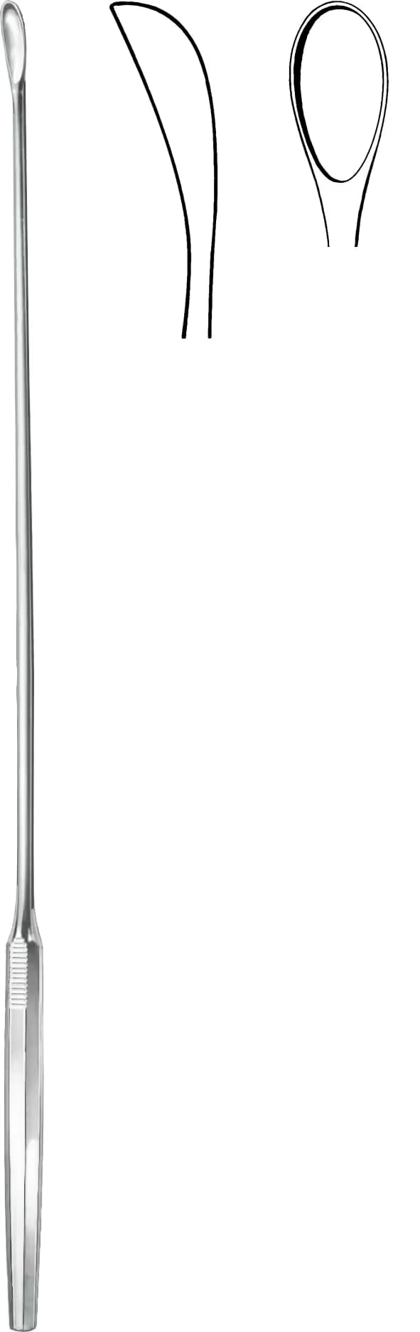 KÜRET LUER KORTE 31CM 11,0MM