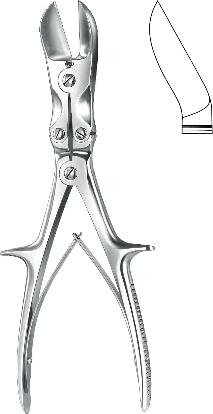 KEMİK KESME KLEMPİ LISTON 28CM EGRI