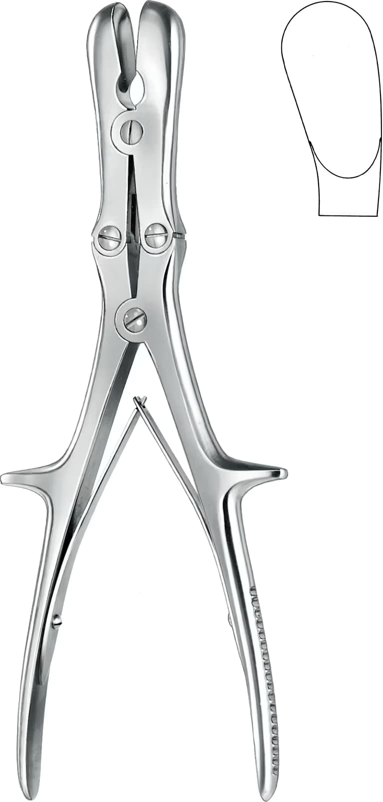 KEMİK RONJUR STILLE LUER 26,5CM EĞRİ