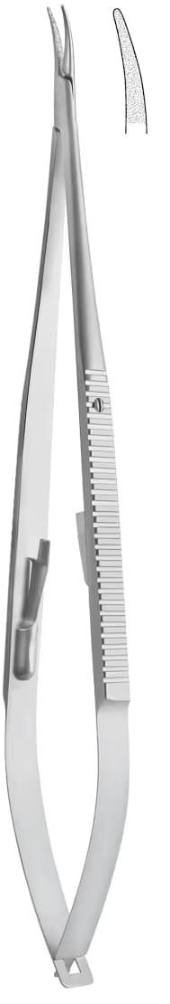 TC Portegü Mikro kilitli düz sap 0,80mm 21cm eğri