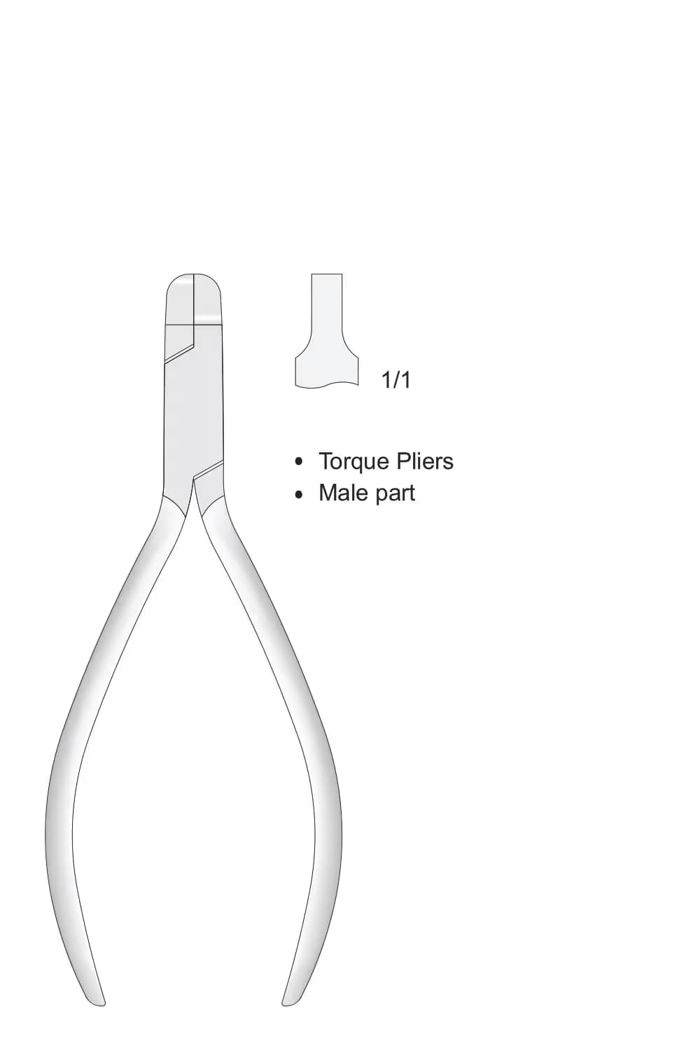 Tork Pensesi 130Mm (Erkek)
