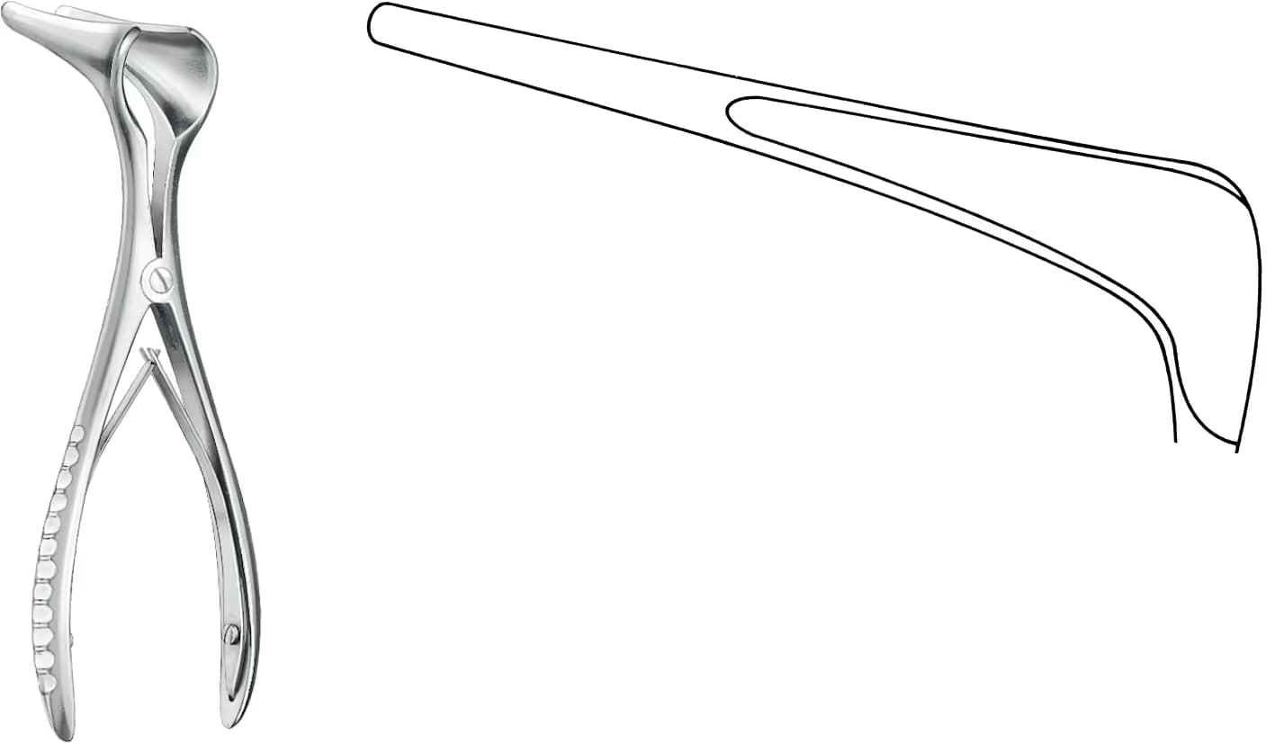 BURUN SPEKULUMU KILLIAN 14cm 90mm