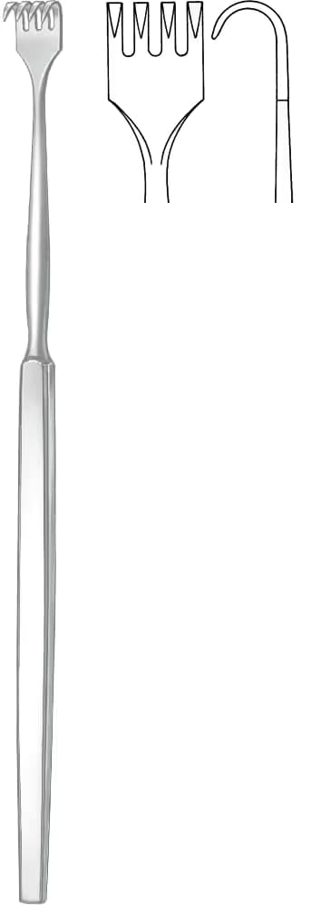 KANCA 16,5CM 4DISLI KESKİN