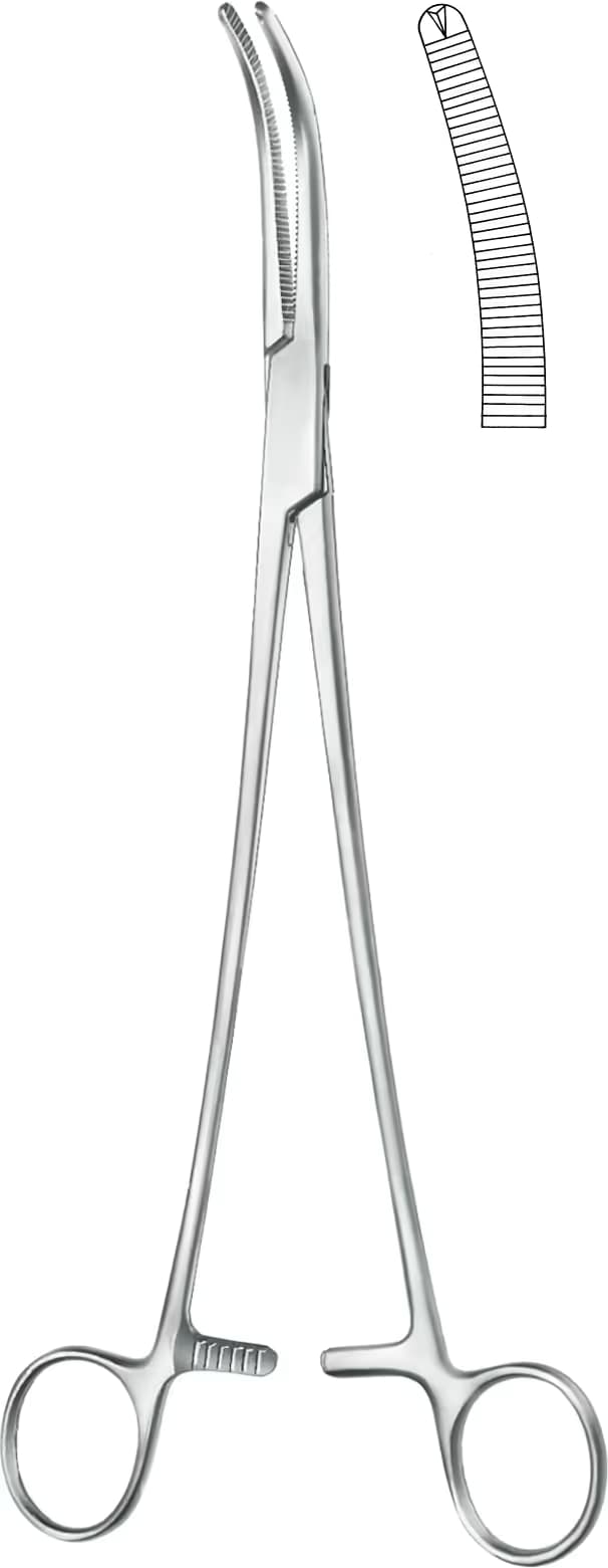 HİSTEROKTOMİ KLEMP WERTHEIM 1X2DISLI 22,5CM