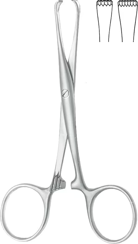 DOKU KLEMPİ TUFFIER 5X6 DİŞLİ 12,5CM