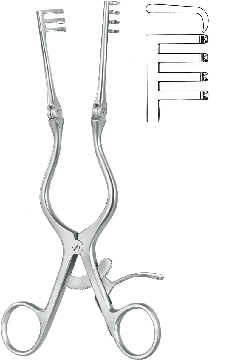 OTOMATIK EKARTOR ADSON 3X4 YARI SIVRI 13,5CM