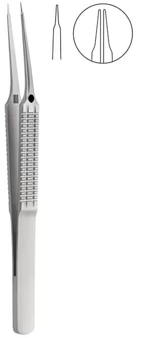 PENSET MİKRO DÜZ SAP 10° AÇILI 11CM 0,20MM