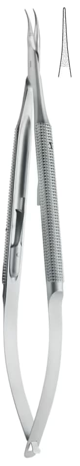 TC MİKRO PORTEGÜ KİLİTLİ 5/0 İÇİN 14,5CM YUVARLAK SAP