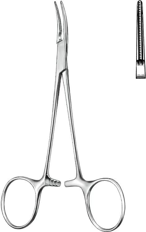 ATRAVMATIK MOSKUTO KLEMP 12,5CM 20MM DUZ
