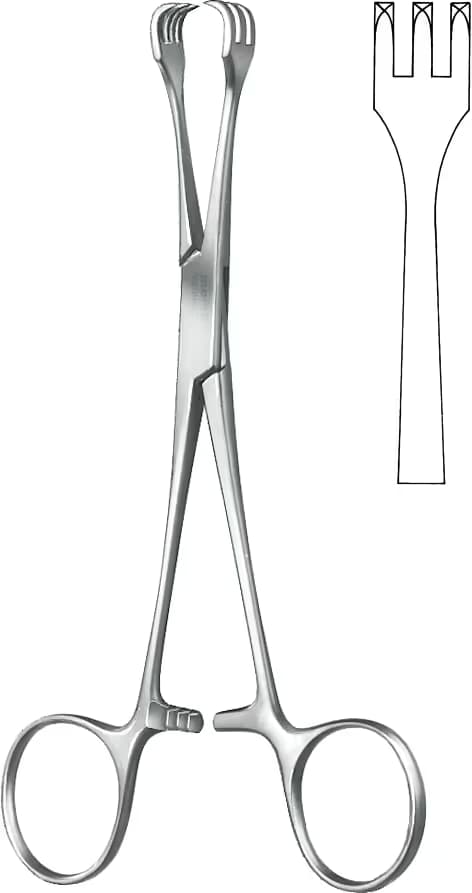 GUATR KLEMP LAHEY 15,5cm 3X3