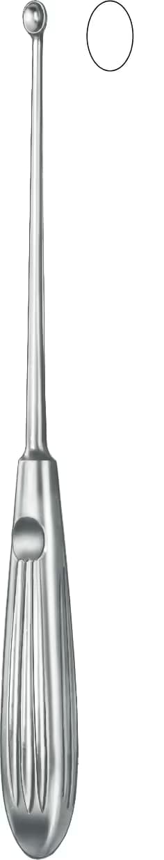 KEMIK KURETI HALLE BÜKÜLEBİLİR 21,5CM FIG.0 5,2MM