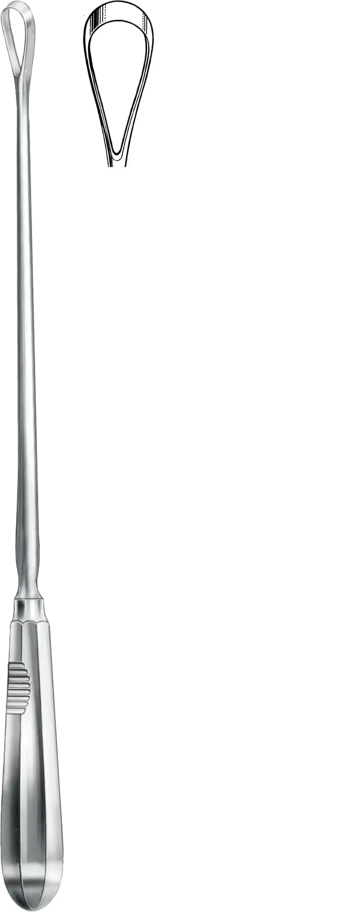 UTERINE KÜRET RECAIMER 30CM KESKİN SERT 3 12,0MM