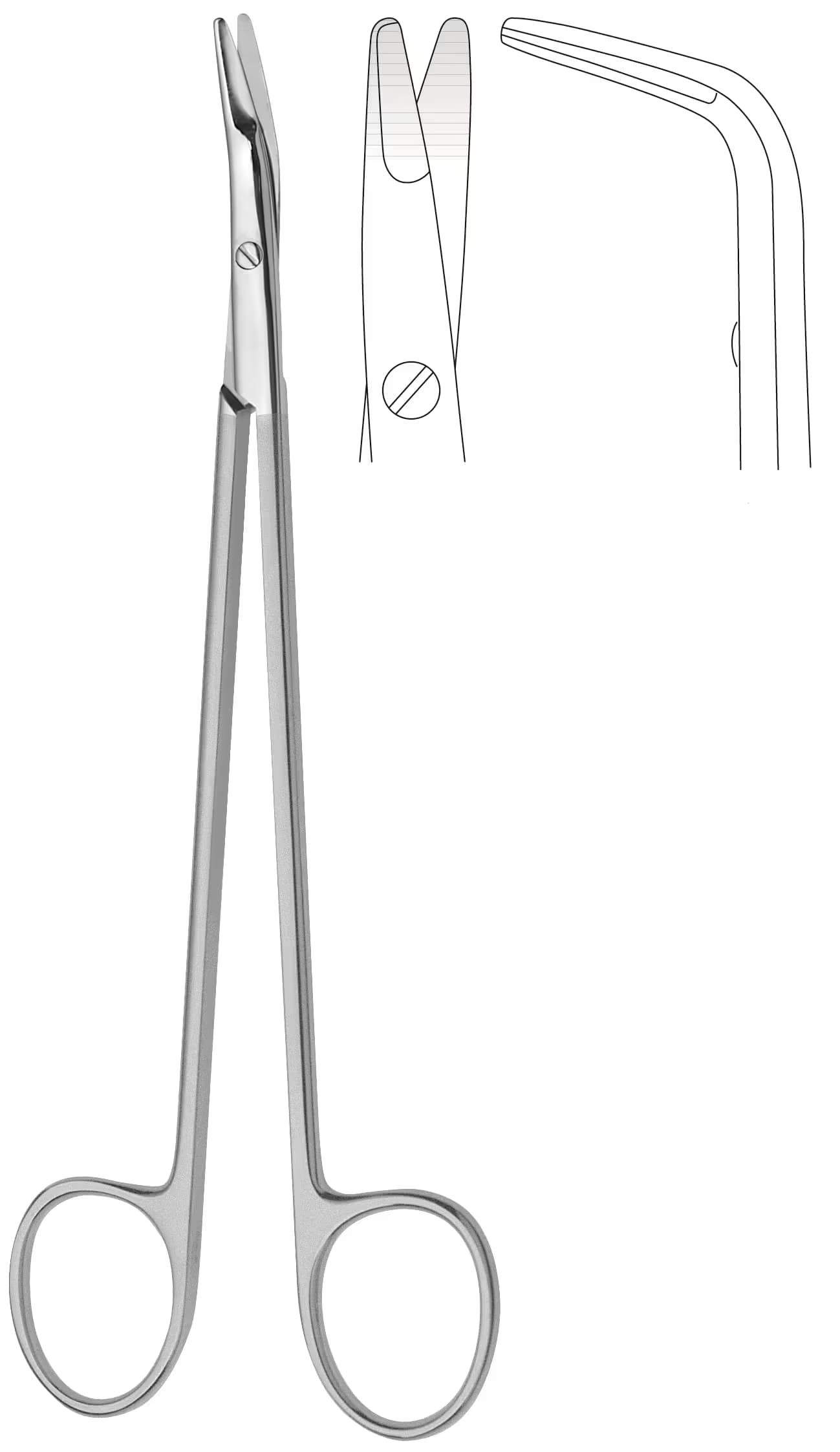MAKAS POTTS DEMARTEL SUPER KESICI 18CM 90DERECE EĞRİ