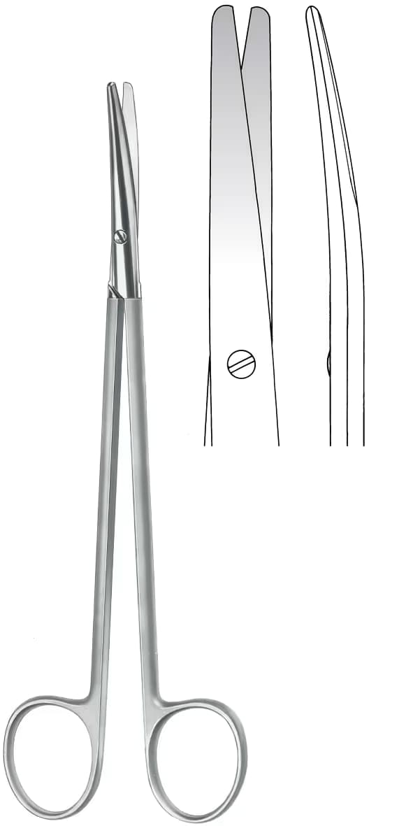 MAKAS METZENBAUM SUPER KESICI 20CM EĞRİ