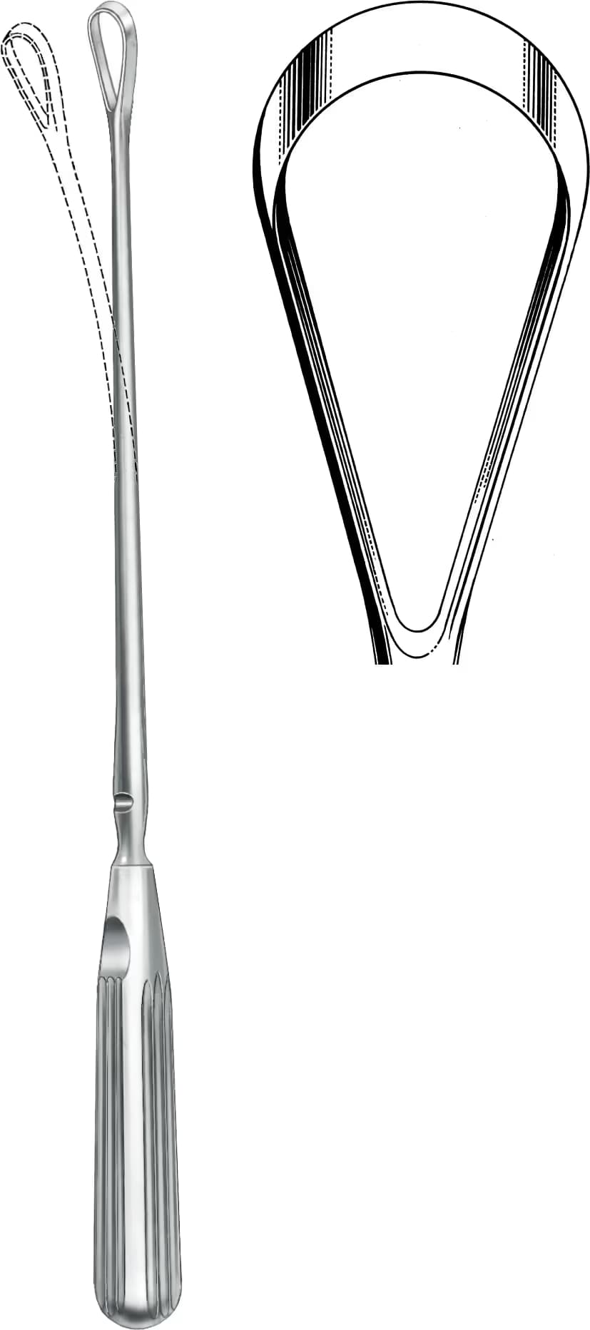 UTERIN KÜRET SIMS 25,5CM 40MM KÜNT