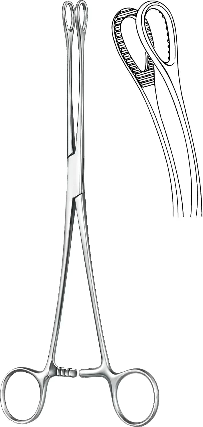 SPANÇ KLEMPİ FOERSTER DİŞLİ 20CM EĞRİ