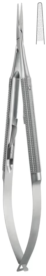Portegü Mikro kilitli yuvarlak sap 1,2mm 23cm düz elmas püskürtme