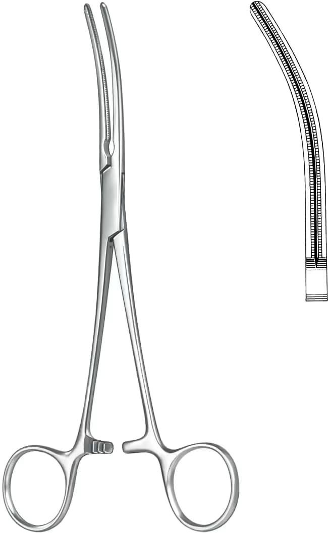 ATRAVMATIK KLEMP PEAN 16CM EĞRİ