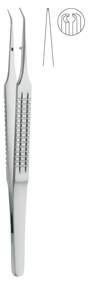 PENSET MİKRO DÜZ SAP 15CM 0,40MM PIERSE DÜZ