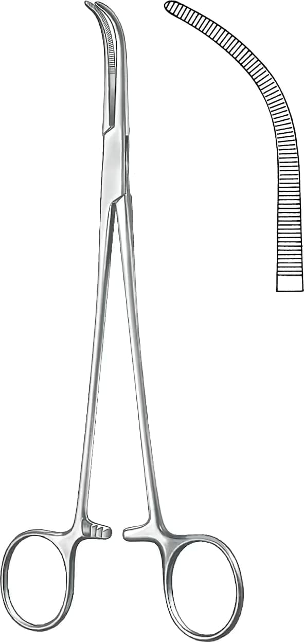 DİSEKSİYON KLEMP OVERHOLT-GEISSENDORF FIG.4 27CM