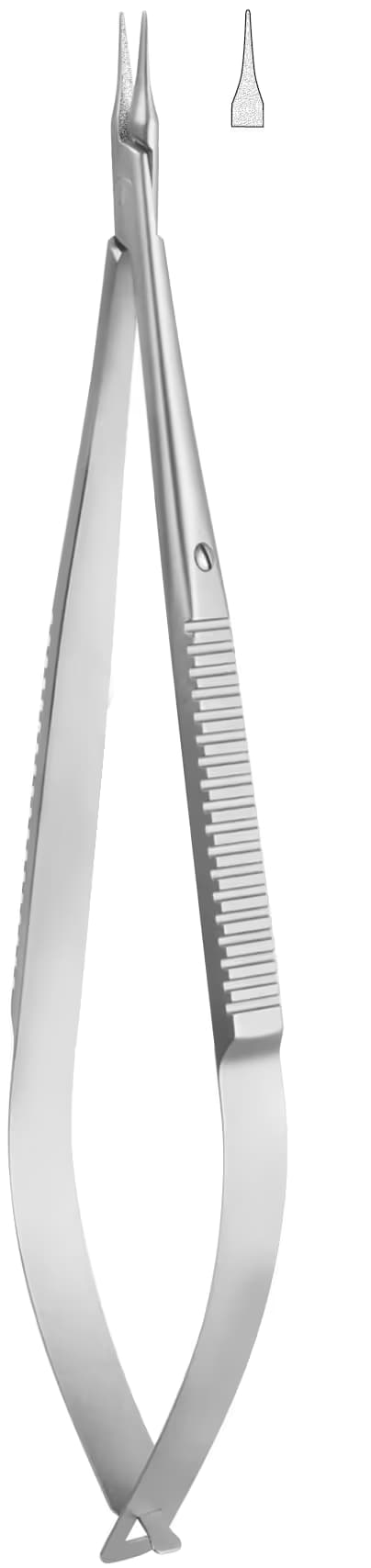 TC Portegü Mikro kilitsiz düz sap 0,30mm 15cm düz