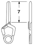 Damar Klip 4,6mm 70gr