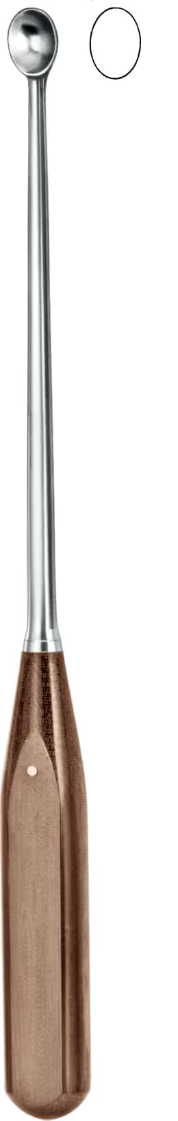 KEMIK KURETI 27CM FIG.3 10MM