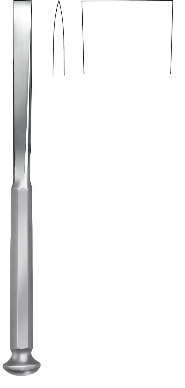 STILLE OSTEOTOM 20,5CM 25MM