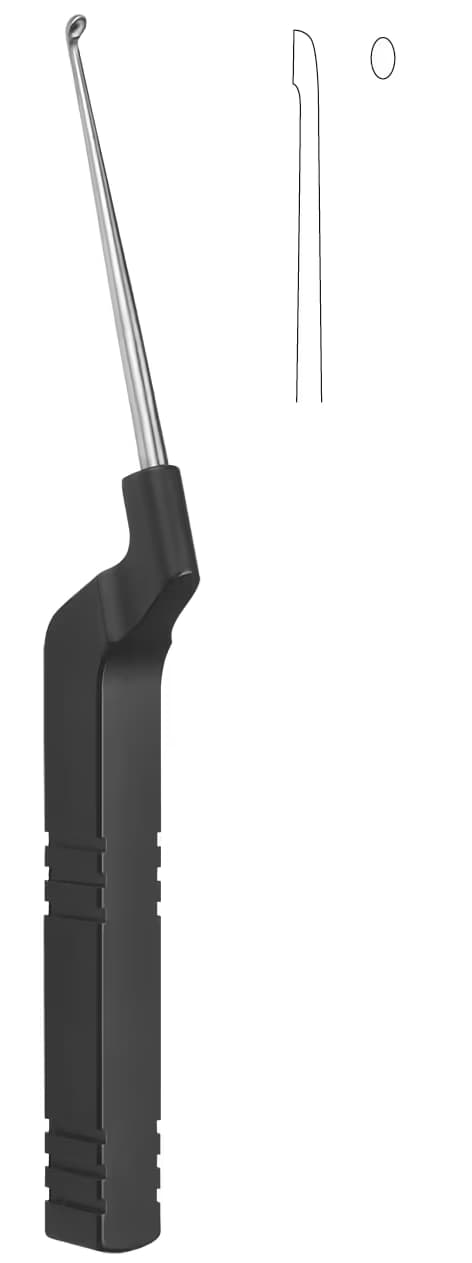 SERVİKAL MİKRO DİSEKTOMİ KÜRETİ GERİYE DÜZ 21,5CM 00