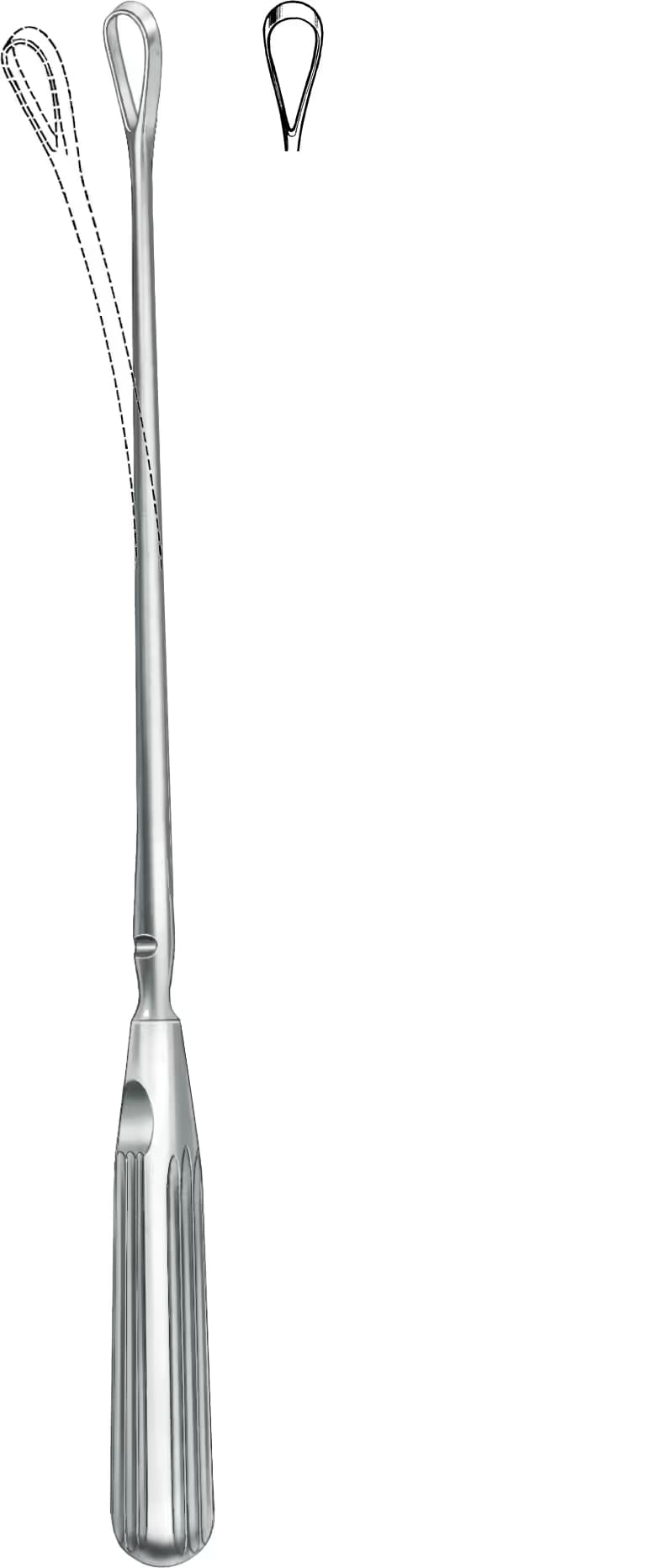 UTERIN KÜRET SIMS 25,5CM 6MM KÜNT