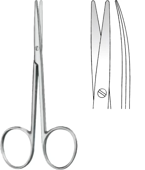 MAKAS METZENBAUM BABY 11,5CM EĞRİ