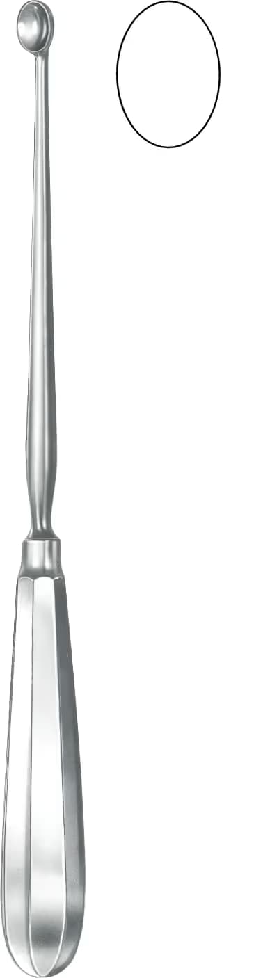 KEMIK KURETI SIMON 24CM FIG.5 13MM